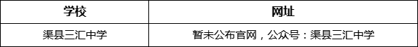達(dá)州市渠縣三匯中學(xué)網(wǎng)址是什么？